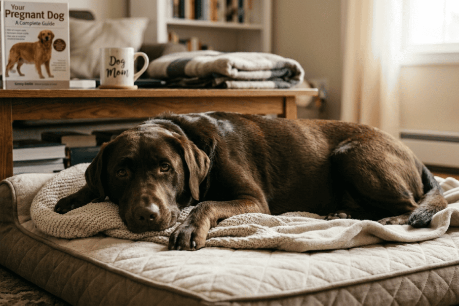 3weeks pregnant dog