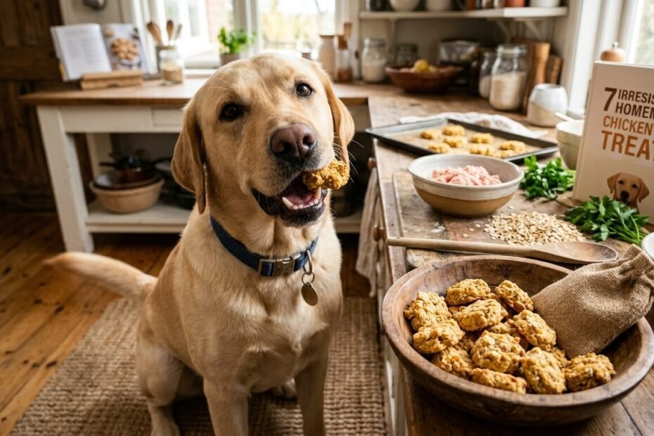 Chicken Dog Treat: 7 Irresistible Homemade Recipes Dog Devour"
