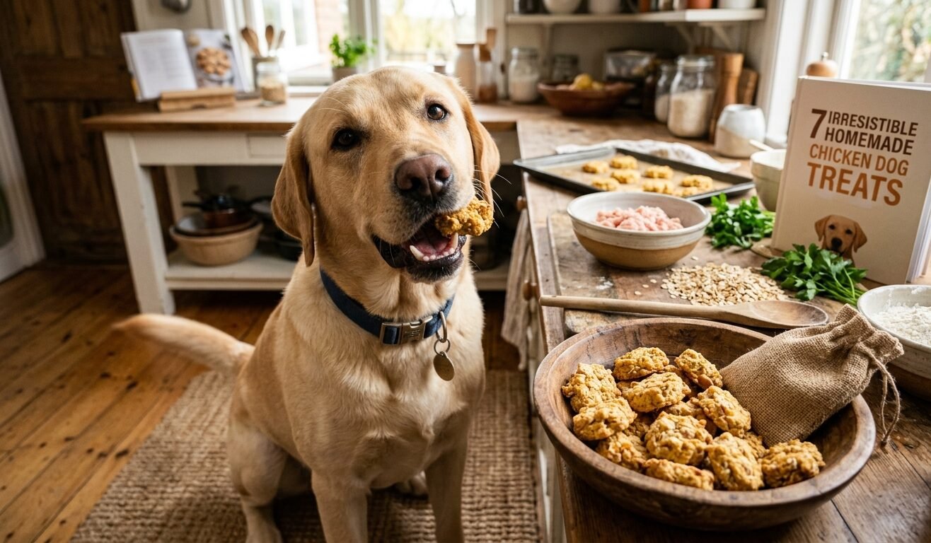Chicken Dog Treat: 7 Irresistible Homemade Recipes Dog Devour"