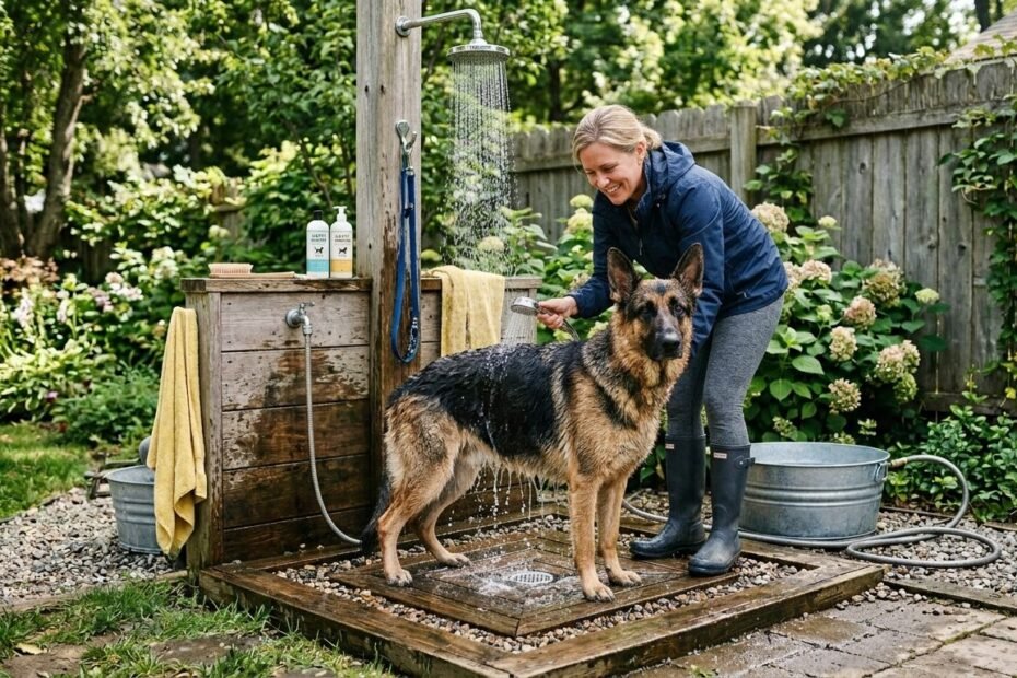 Outdoor Dog Shower