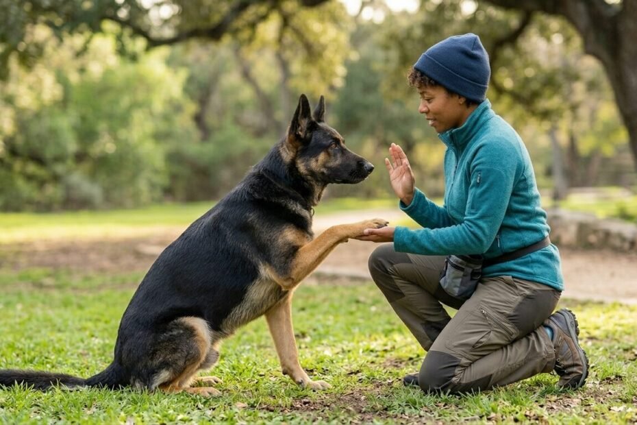 How to Teach a Dog Paw