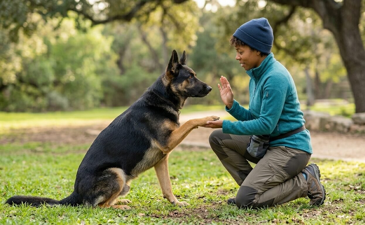 How to Teach a Dog Paw